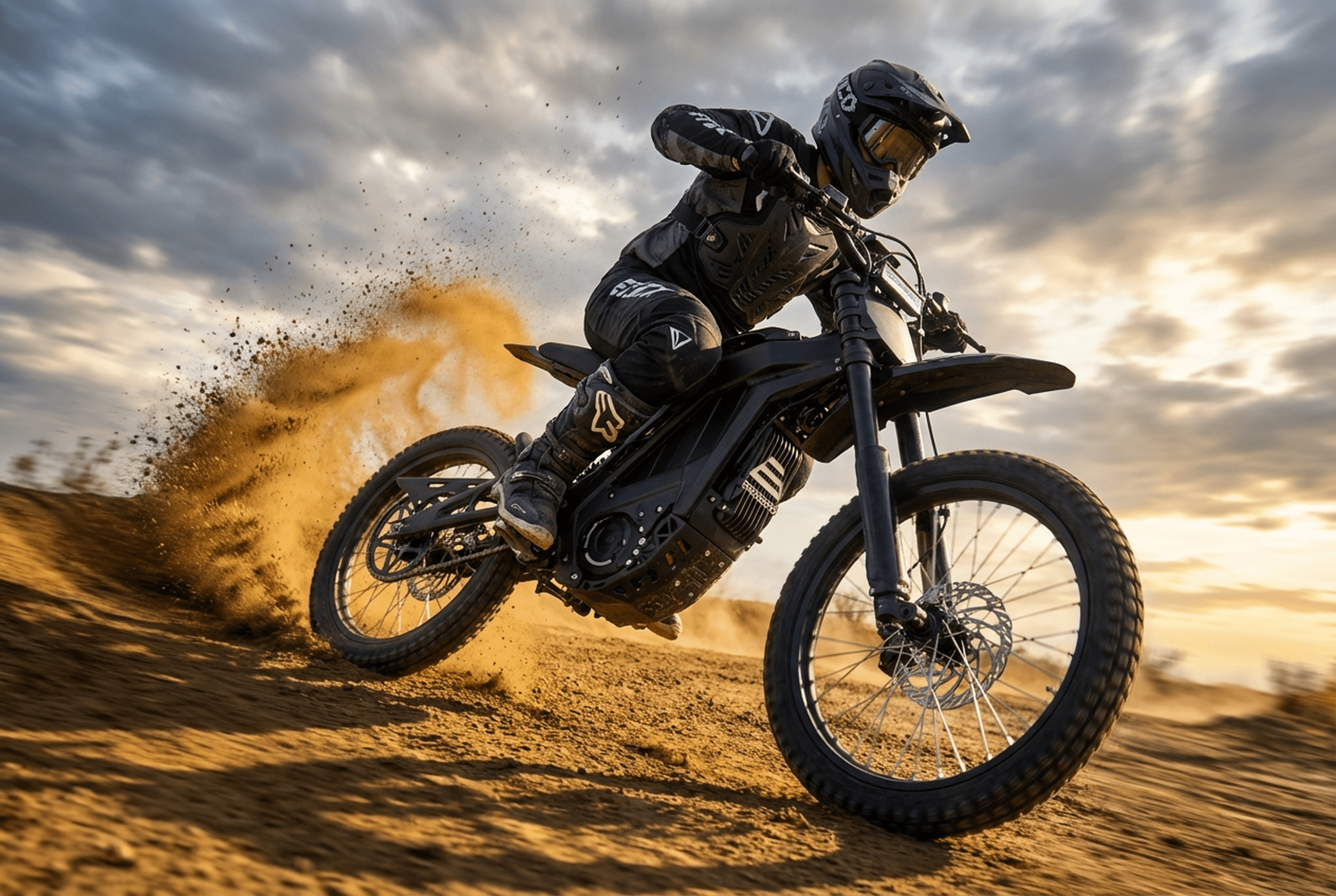 E Ride Pro SS 3.0 powering through desert dunes
