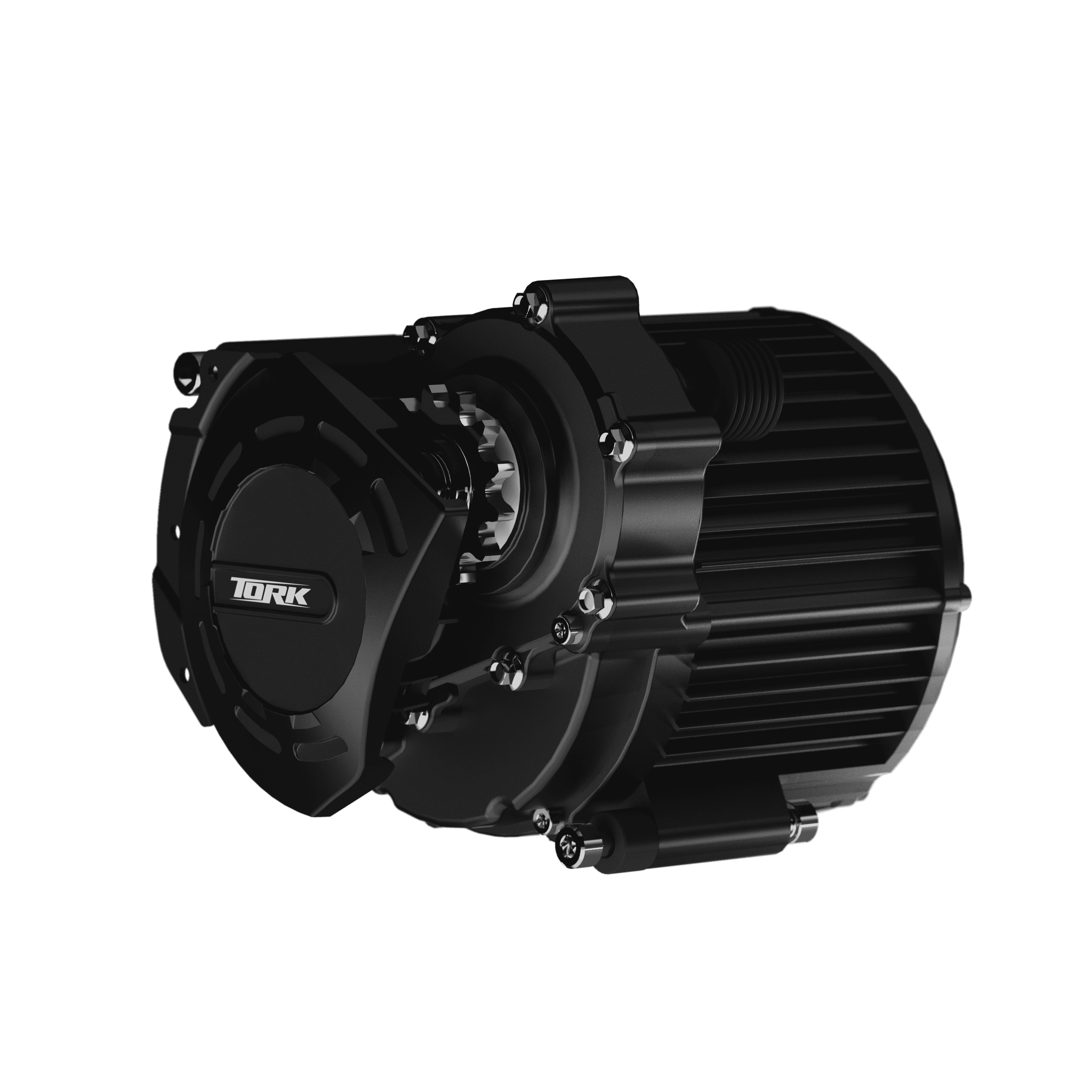 Close-up of Tork Pro-Sport integrated motor-gearbox unit