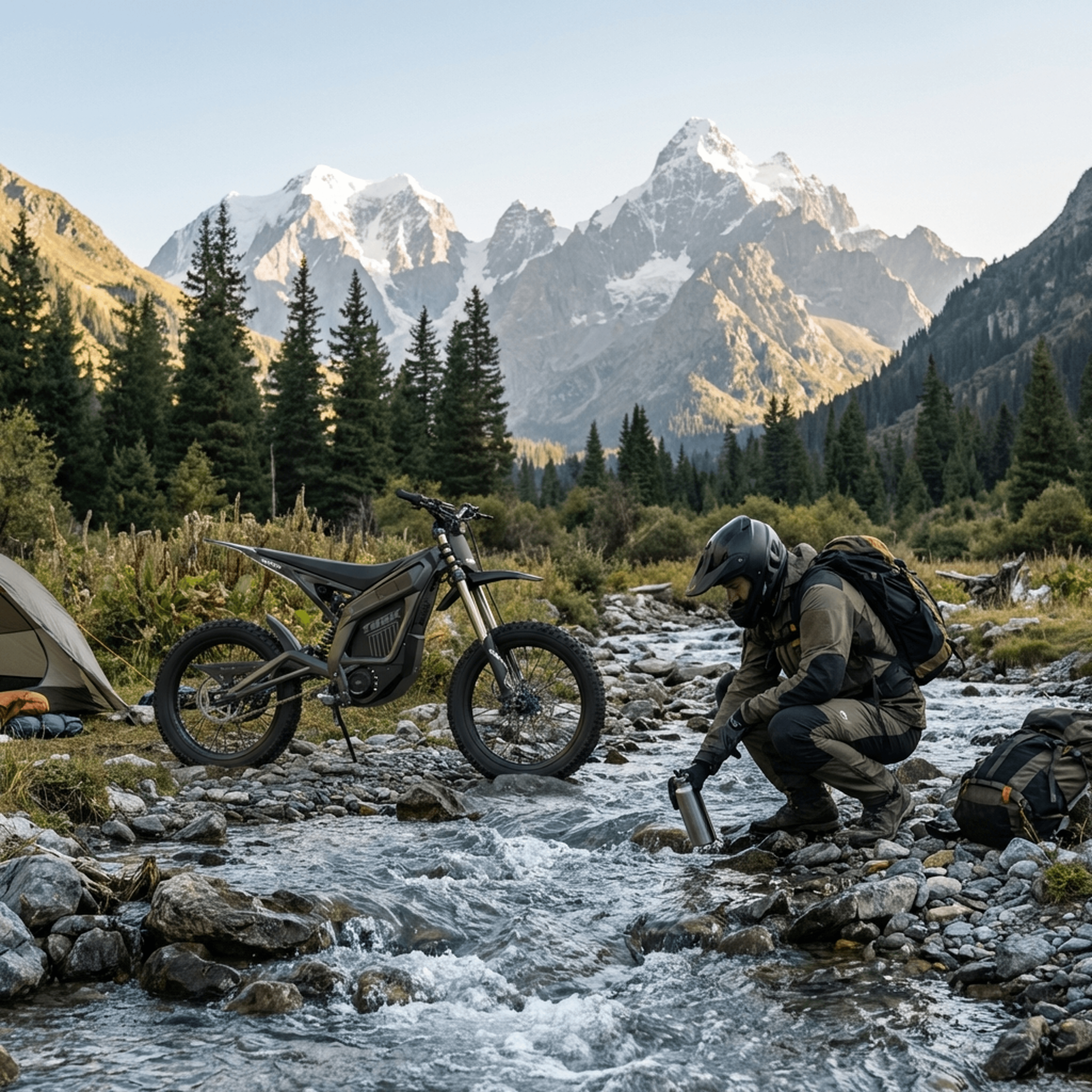 Aerial view of Tork Pro-Sport showing lightweight frame design